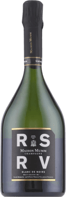 102,95 € Бесплатная доставка | Белое игристое G.H. Mumm RSRV Blanc de Noirs Grand Cru A.O.C. Champagne шампанское Франция Pinot Black бутылка 75 cl