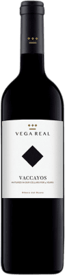 27,95 € 免费送货 | 红酒 Vega Real Vaccayos 预订 D.O. Ribera del Duero 卡斯蒂利亚莱昂 西班牙 Tempranillo, Cabernet Sauvignon 瓶子 75 cl