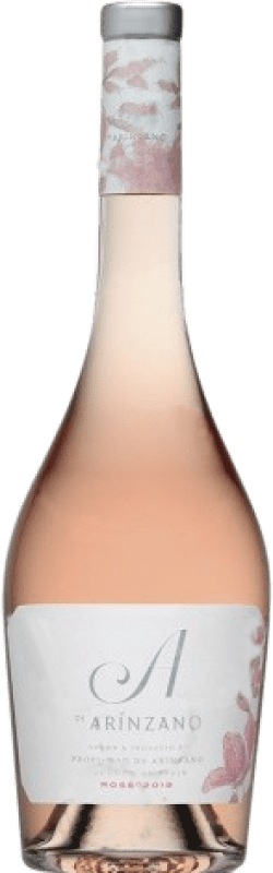 32,95 € Free Shipping | Rosé wine Arínzano A de Arinzano Rosado Young Aragon Spain Tempranillo Magnum Bottle 1,5 L