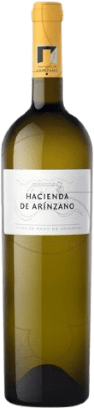 36,95 € 免费送货 | 白酒 Arínzano Hacienda Blanco D.O.P. Vino de Pago Señorío de Arínzano 纳瓦拉 西班牙 Chardonnay 瓶子 Magnum 1,5 L
