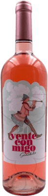 9,95 € Kostenloser Versand | Rosé-Wein Vallobera Vente Conmigo Halbtrocken Halbsüß Jung La Rioja Spanien Flasche 75 cl