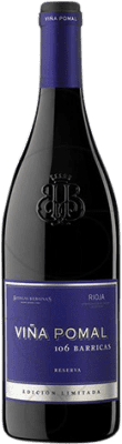 45,95 € Kostenloser Versand | Rotwein Bodegas Bilbaínas Viña Pomal 106 Barricas Reserve D.O.Ca. Rioja La Rioja Spanien Tempranillo, Grenache, Graciano Magnum-Flasche 1,5 L