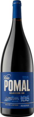 48,95 € Free Shipping | Red wine Bodegas Bilbaínas Viña Pomal 106 Barricas Reserve D.O.Ca. Rioja The Rioja Spain Tempranillo, Grenache, Graciano Magnum Bottle 1,5 L