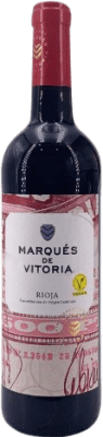 6,95 € Envío gratis | Vino tinto Marqués de Vitoria Joven D.O.Ca. Rioja La Rioja España Botella 75 cl