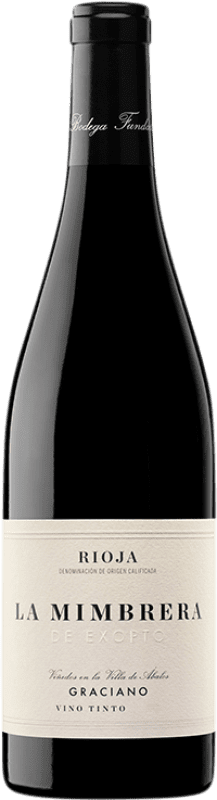 43,95 € 免费送货 | 红酒 Exopto La Mimbrera 岁 D.O.Ca. Rioja 拉里奥哈 西班牙 Graciano 瓶子 75 cl