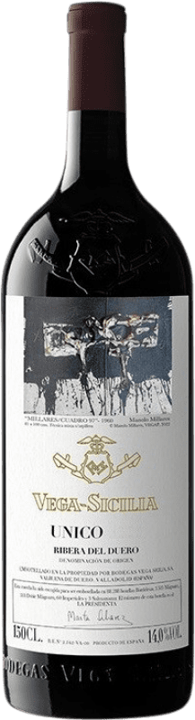 948,95 € Free Shipping | Red wine Vega Sicilia Único D.O. Ribera del Duero Castilla y León Spain Tempranillo, Cabernet Sauvignon Magnum Bottle 1,5 L