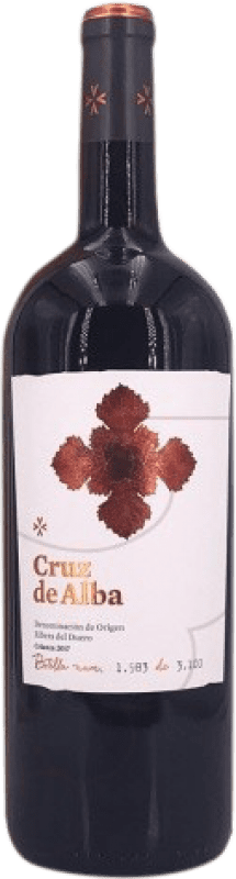 46,95 € Free Shipping | Red Wine Cruz de Alba Crianza — Aged D.O. Ribera del Duero Castilla y León Spain Tempranillo Magnum Bottle 1,5 L