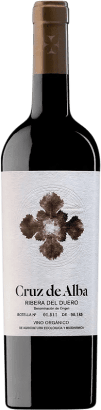 46,95 € Envío gratis | Vino Tinto Cruz de Alba Crianza D.O. Ribera del Duero Castilla y León España Tempranillo Botella Magnum 1,5 L