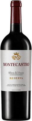 32,95 € Envio grátis | Vinho tinto Montecastro Reserva D.O. Ribera del Duero Castela e Leão Espanha Garrafa 75 cl
