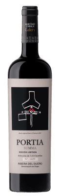 68,95 € 免费送货 | 红酒 Portia Summa Limited Edition D.O. Ribera del Duero 卡斯蒂利亚莱昂 西班牙 Tempranillo 瓶子 75 cl
