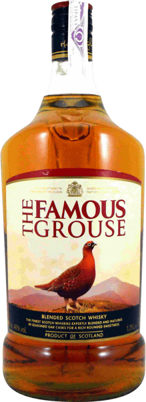 29,95 € Бесплатная доставка | Виски смешанные Glenturret Famous Grouse Объединенное Королевство Специальная бутылка 1,75 L