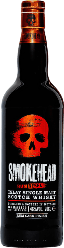 73,95 € Kostenloser Versand | Single Malt Whisky Ian Macleod Smokehead Rebel Cask Finish — Fassreifung Islay Großbritannien 70 cl