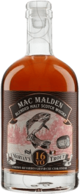 85,95 € Free Shipping | Whisky Blended Mac Malden Morvan's Trout Reserve United Kingdom 16 Years Medium Bottle 50 cl