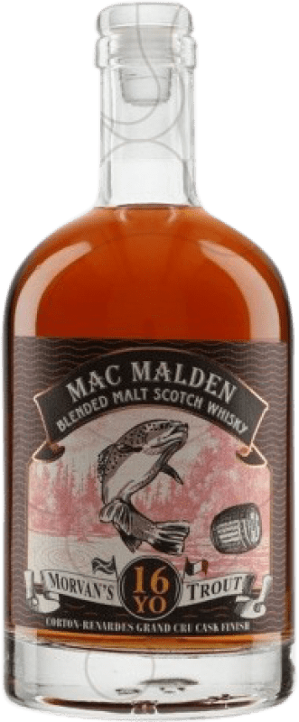 89,95 € 免费送货 | 调和威士忌 Mac Malden Morvan's Trout 珍藏 英国 16 岁 中瓶装 50 cl