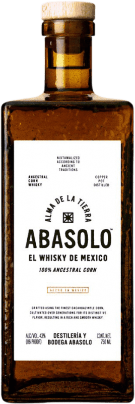 49,95 € Free Shipping | Blended Whisky Abasolo Corn Ancestral Reserve — Aged Mexico 70 cl