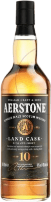42,95 € Free Shipping | Whisky Single Malt Aerstone Land Cask Lowlands United Kingdom 10 Years Bottle 70 cl