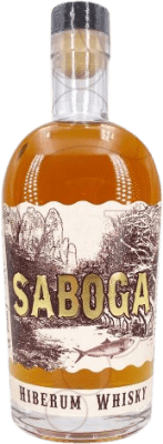 32,95 € Free Shipping | Whisky Blended Saboga Hiberum Premium Reserve Spain Bottle 70 cl