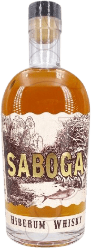 23,95 € Envío gratis | Whisky Blended Saboga Hiberum Premium Reserva España Botella 70 cl