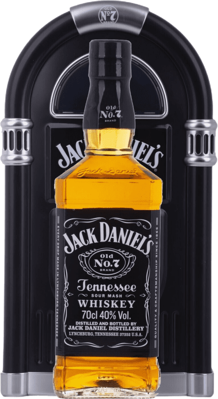 86,95 € Envoi gratuit | Whisky Bourbon Jack Daniel's Old Nº 7 Jukebox Radio Case Édition Limitée États Unis Bouteille 70 cl
