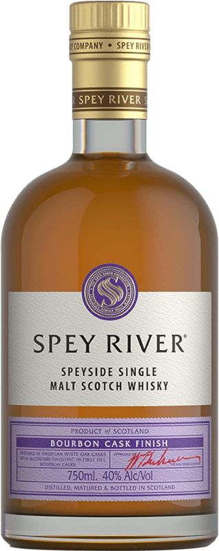 43,95 € Envío gratis | Whisky Single Malt Spey River Speyside Reino Unido Botella 70 cl