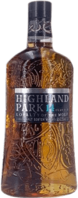 76,95 € Envio grátis | Whisky Single Malt Highland Park Loyalty of the Wolf Highlands Reino Unido 14 Anos Garrafa 1 L
