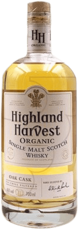 51,95 € 送料無料 | シングルモルトウイスキー Highland Harvest Oak Cask Finish — オーク樽仕上げ ハイランド イギリス Organic — 有機 70 cl