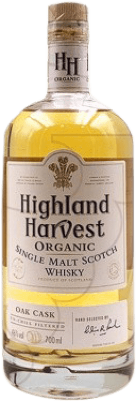49,95 € 送料無料 | ウイスキーシングルモルト Highland Harvest Oak Cask Organic ハイランド イギリス ボトル 70 cl