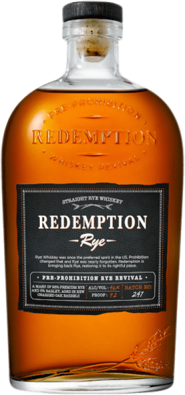 56,95 € Free Shipping | Blended Whisky Redemption Rye Reserve — Aged United States 70 cl