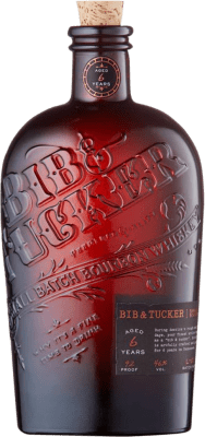 95,95 € Envio grátis | Whisky Blended Bib & Tucker Reserva Estados Unidos 6 Anos Garrafa 70 cl