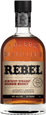 24,95 € Envío gratis | Whisky Bourbon Rebel Kentucky Straight Estados Unidos Botella 70 cl