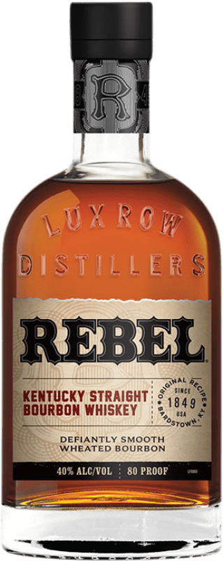 24,95 € Бесплатная доставка | Виски Бурбон Rebel Kentucky Straight Соединенные Штаты бутылка 70 cl