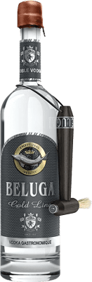 138,95 € Spedizione Gratuita | Vodka Mariinsk Beluga Gold Line Russia Bottiglia 1 L