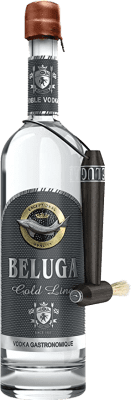 228,95 € Free Shipping | Vodka Mariinsk Beluga Line Gold Edition Russian Federation 1 L