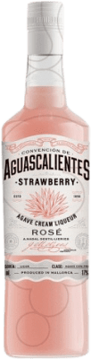 14,95 € Free Shipping | Liqueur Cream Antonio Nadal Aguascalientes Strawberry Rosé Spain Bottle 70 cl