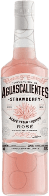 14,95 € Kostenloser Versand | Sahnelikör Antonio Nadal Aguascalientes Strawberry Rosé Spanien Flasche 70 cl