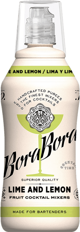 16,95 € 免费送货 | 鸡尾酒果泥 Antonio Nadal Bora Bora Lima Limón Real Fruit Cocktail Mixer 西班牙 瓶装 75 cl 不含酒精