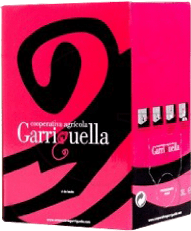 19,95 € Envoi gratuit | Vin Rosé Garriguella Catalogne Espagne Grenache, Mazuelo, Carignan Bag in Box 5 L