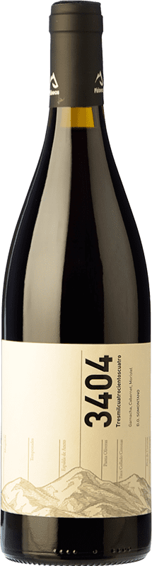 11,95 € Free Shipping | Red wine Pirineos 3404 Young D.O. Somontano Aragon Spain Grenache, Cabernet Sauvignon, Moristel Magnum Bottle 1,5 L