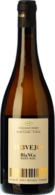 19,95 € Envio grátis | Vinho branco Altos de Tr3vejos Blanco D.O. Abona Ilhas Canárias Espanha Albillo Criollo, Verdello Garrafa 75 cl