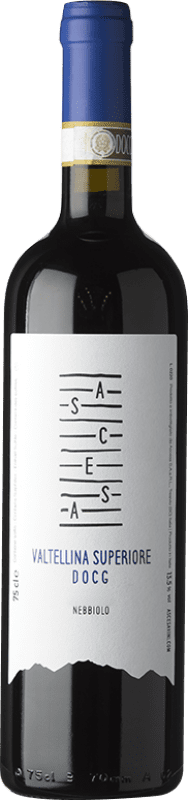 17,95 € Envoi gratuit | Vin rouge Ascesa D.O.C. Valtellina Lombardia Italie Nebbiolo Bouteille 75 cl