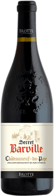 79,95 € Free Shipping | Red wine Brotte Secret Barville Aged A.O.C. Châteauneuf-du-Pape Provence France Syrah, Grenache, Monastrell Bottle 75 cl
