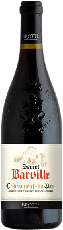 67,95 € Envoi gratuit | Vin Rouge Brotte Secret Barville Crianza A.O.C. Châteauneuf-du-Pape Provence France Syrah, Garnacha — Grenache, Monastrell Bouteille 75 cl