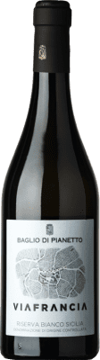 25,95 € Envoi gratuit | Vin blanc Baglio di Pianetto Viafrancia Bianco D.O.C. Sicilia Sicile Italie Viognier Bouteille 75 cl