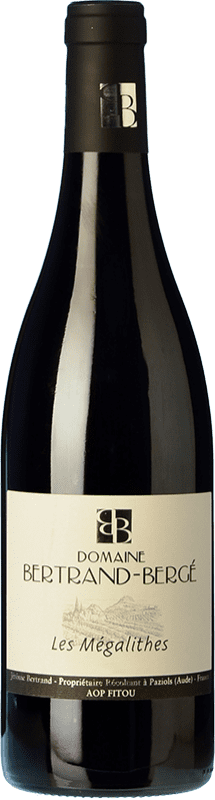 21,95 € 免费送货 | 红酒 Bertrand-Bergé Les Mégalithes I.G.P. Vin de Pays Languedoc 朗格多克 法国 Grenache, Carignan 瓶子 75 cl