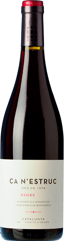 8,95 € Бесплатная доставка | Красное вино Ca N'Estruc D.O. Catalunya Каталония Испания Syrah, Grenache, Carignan бутылка 75 cl
