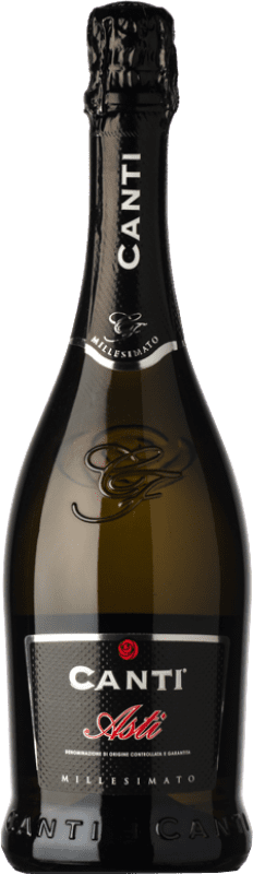 17,95 € Kostenloser Versand | Weißer Sekt Canti D.O.C.G. Asti Piemont Italien Muskat Flasche 75 cl