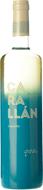 10,95 € Бесплатная доставка | Белое вино Terrae Carallan D.O. Rías Baixas Галисия Испания Albariño — Альбариньо 75 cl