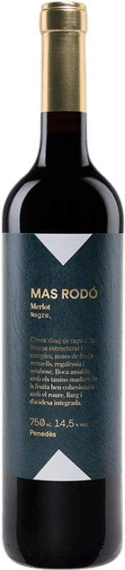 23,95 € Free Shipping | Red wine Mas Rodó D.O. Penedès Catalonia Spain Merlot Bottle 75 cl