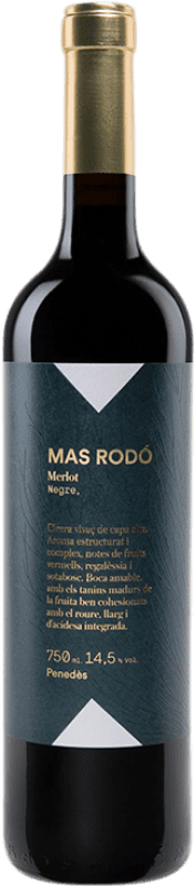 11,95 € Spedizione Gratuita | Vino Rosso Mas Rodó D.O. Penedès Catalogna Spagna Merlot 75 cl