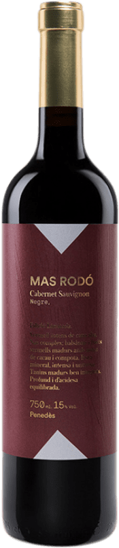 17,95 € Бесплатная доставка | Красное вино Mas Rodó D.O. Penedès Каталония Испания Cabernet Sauvignon бутылка 75 cl